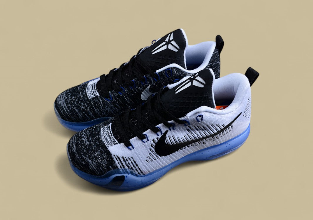 Kobe 10 Elite Premium HTM Shark Jaw White/Black/Blue