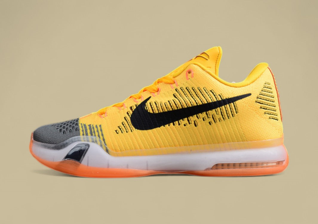 Kobe 10 Elite Rivalry Total Orange/Laser Orange/Tumbled Grey/Black
