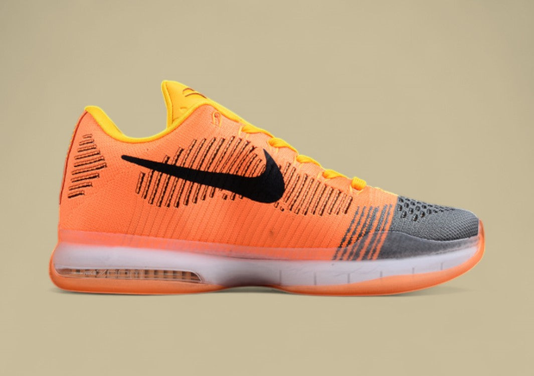 Kobe 10 Elite Rivalry Total Orange/Laser Orange/Tumbled Grey/Black