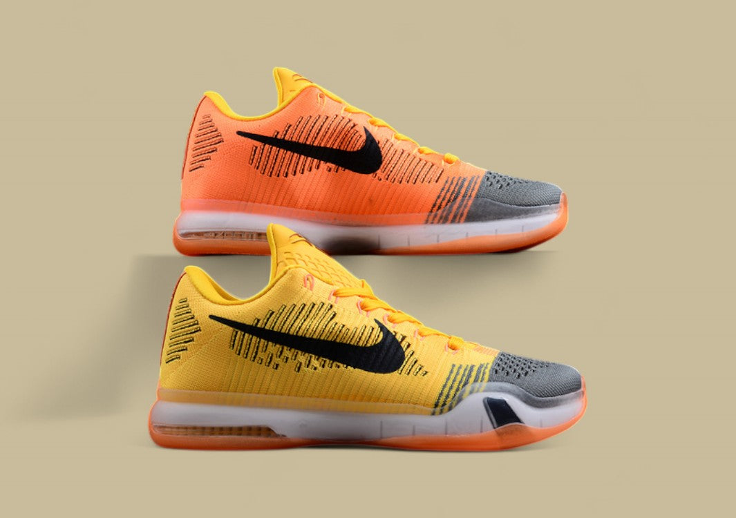 Kobe 10 Elite Rivalry Total Orange/Laser Orange/Tumbled Grey/Black