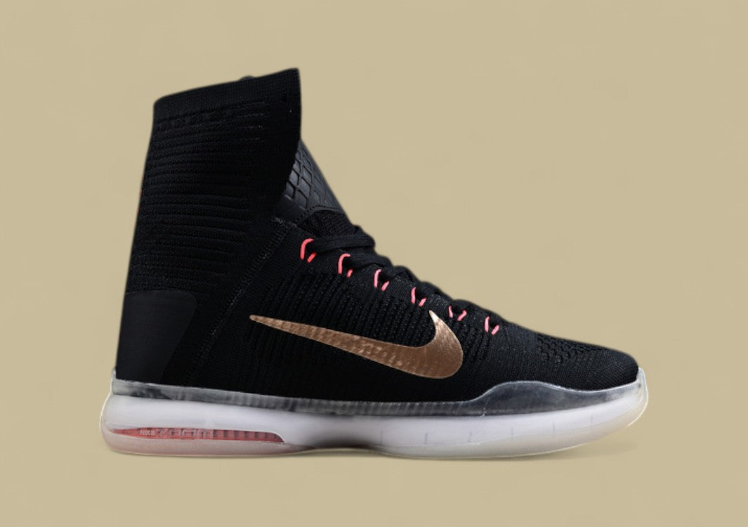 Kobe 10 Elite Rose Gold Black/White/Hot Lava/Metallic Red Bronze