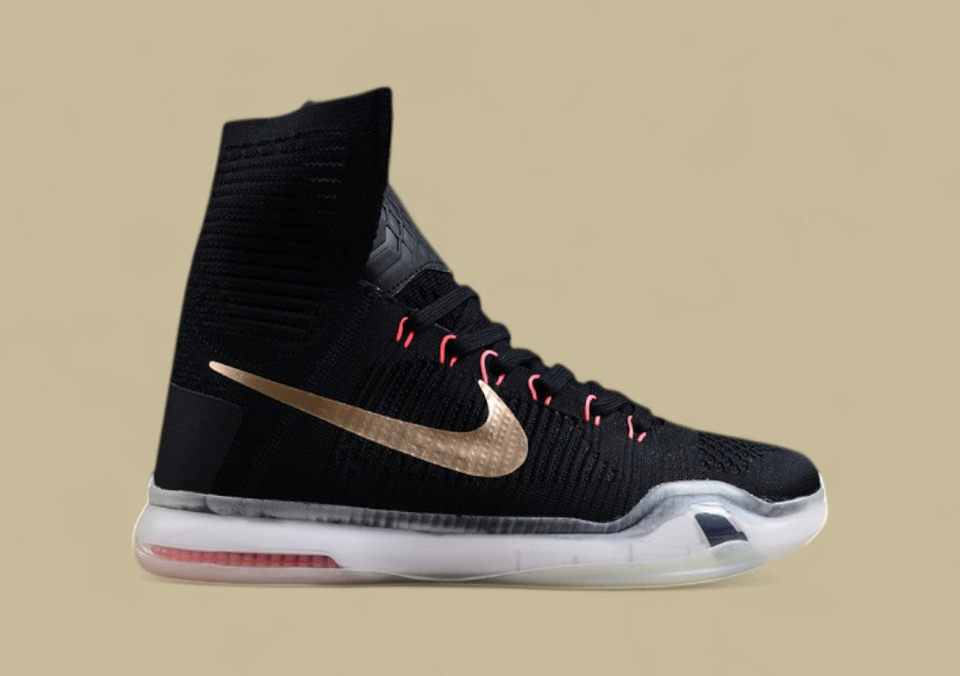 Kobe 10 Elite Rose Gold Black/White/Hot Lava/Metallic Red Bronze