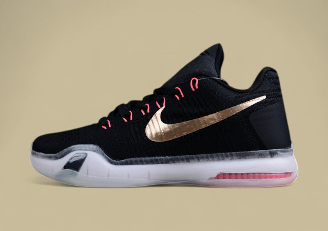 Kobe 10 Elite Rose Gold Pack Black/White/Hot Lava/Metallic Red Bronz