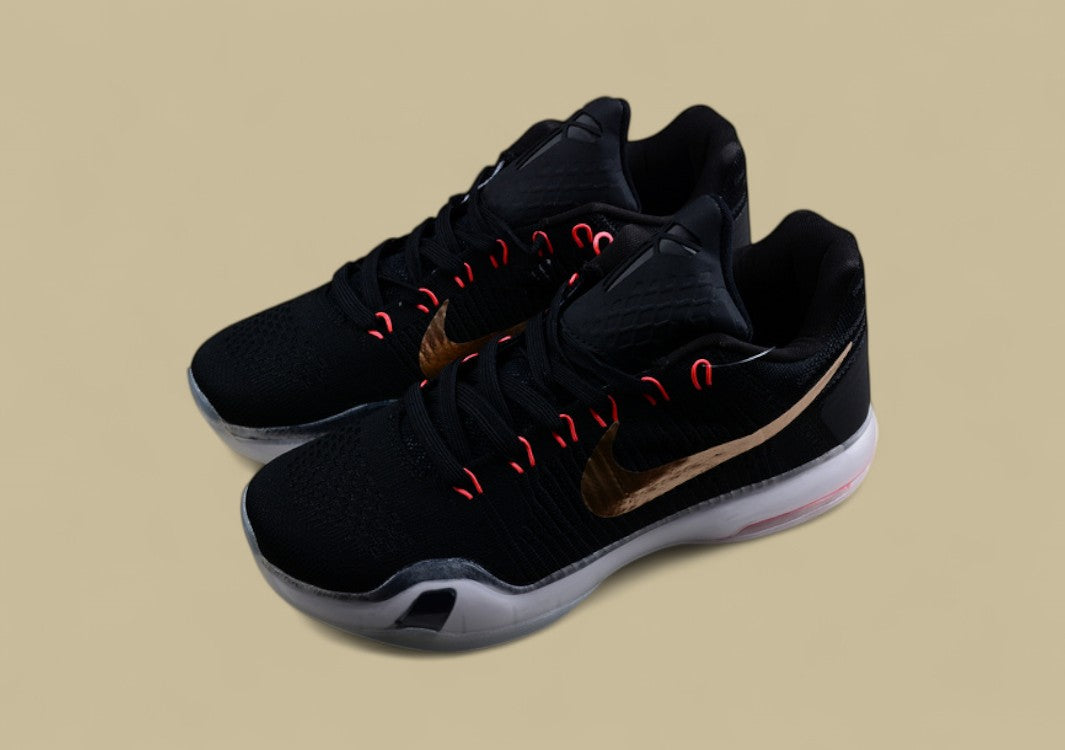 Kobe 10 Elite Rose Gold Pack Black/White/Hot Lava/Metallic Red Bronz