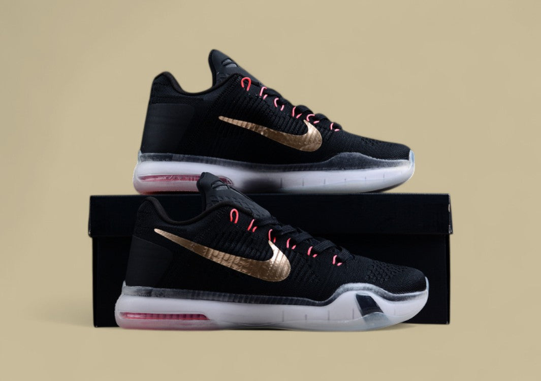 Kobe 10 Elite Rose Gold Pack Black/White/Hot Lava/Metallic Red Bronz