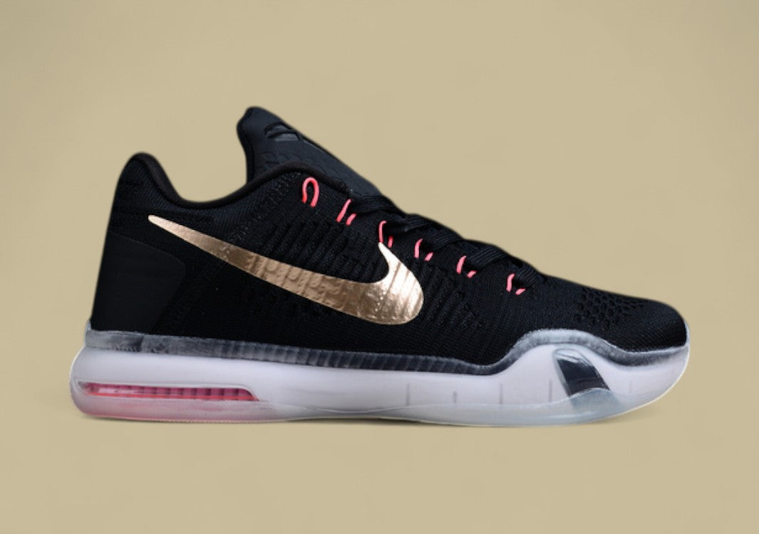 Kobe 10 Elite Rose Gold Pack Black/White/Hot Lava/Metallic Red Bronz