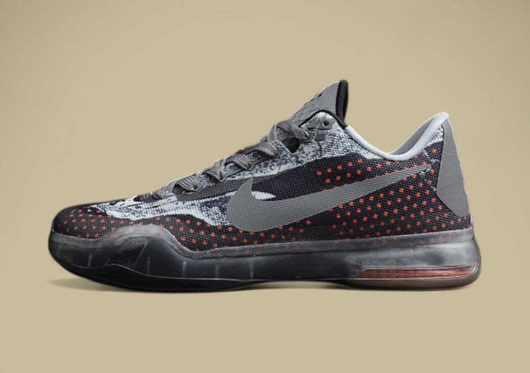 Kobe 10 Pain Tumbled Grey/Night Silver-White-Black