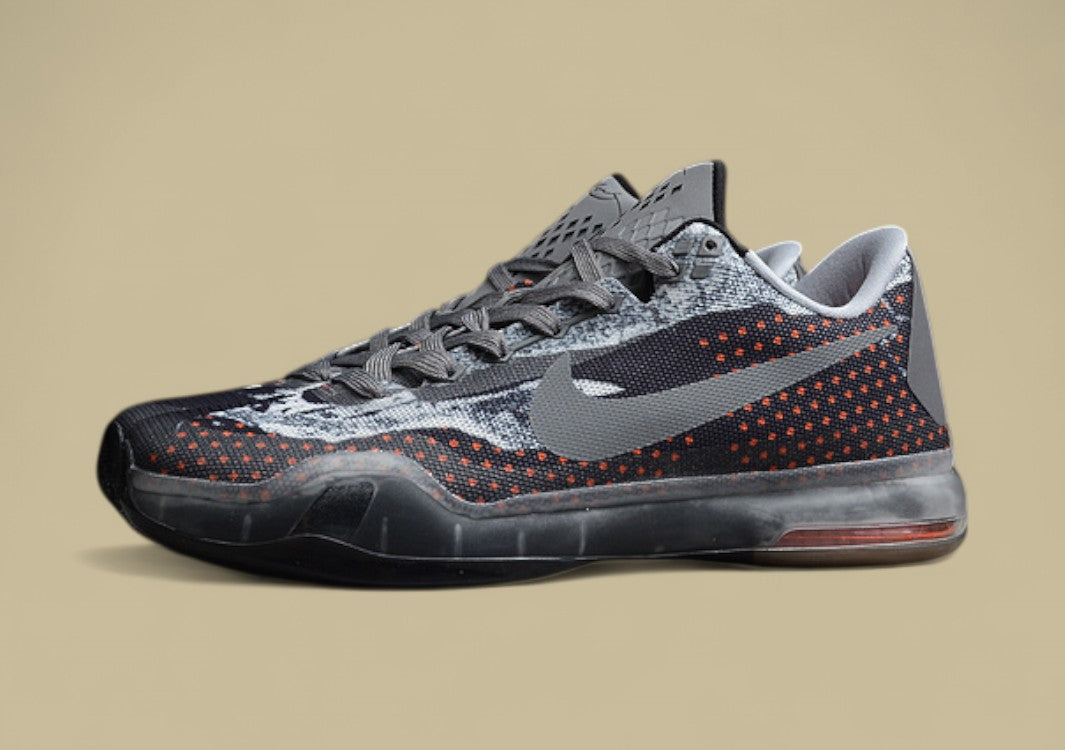 Kobe 10 Pain Tumbled Grey/Night Silver-White-Black