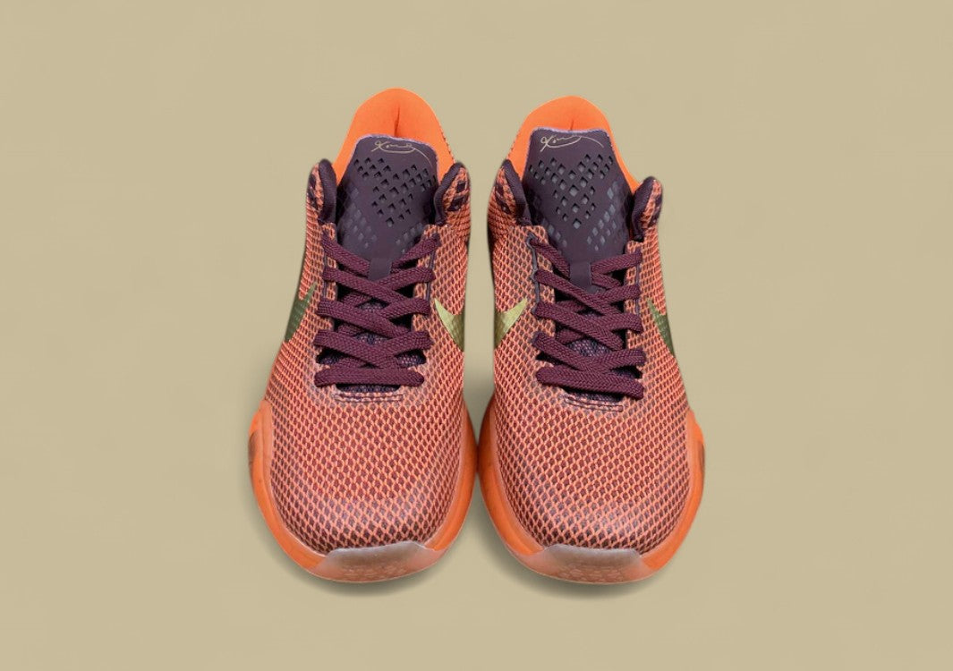 Kobe 10 Silk Merlot/Metallic Gold-Villain Red-Total Orange