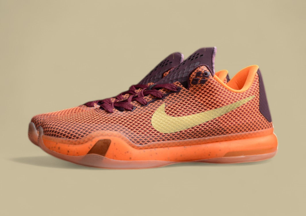 Kobe 10 Silk Merlot/Metallic Gold-Villain Red Total Orange
