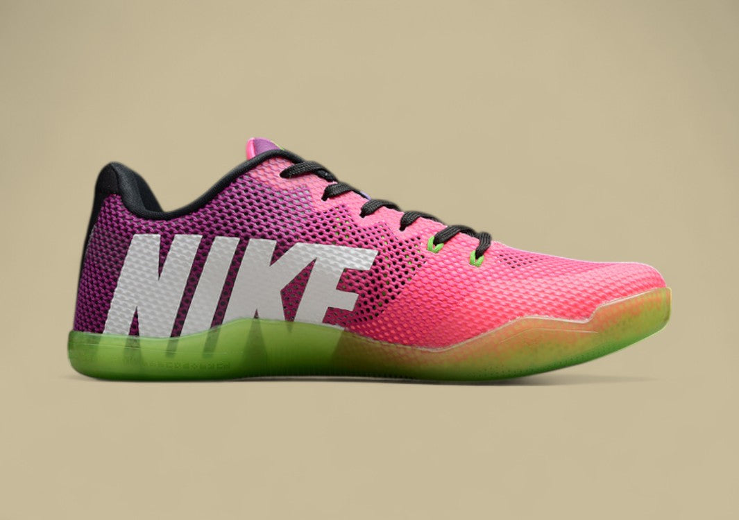 Kobe 11 EP Mambacurial Pink Flash/Action Green-Red Plum