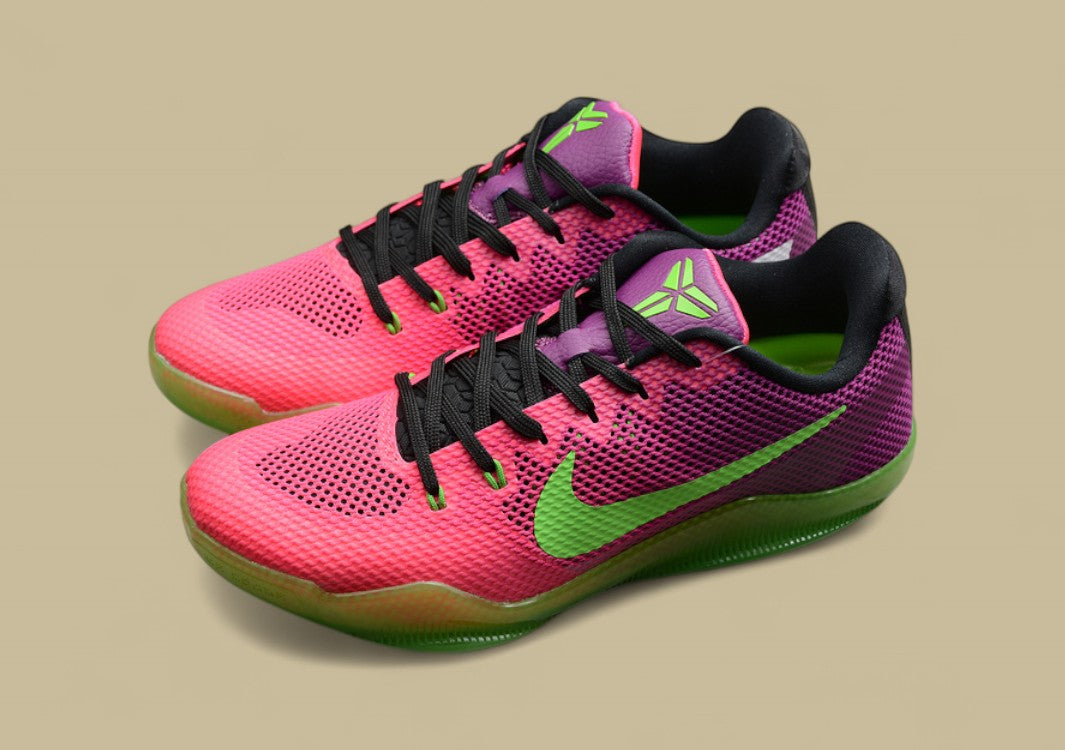 Kobe 11 EP Mambacurial Pink Flash/Action Green-Red Plum