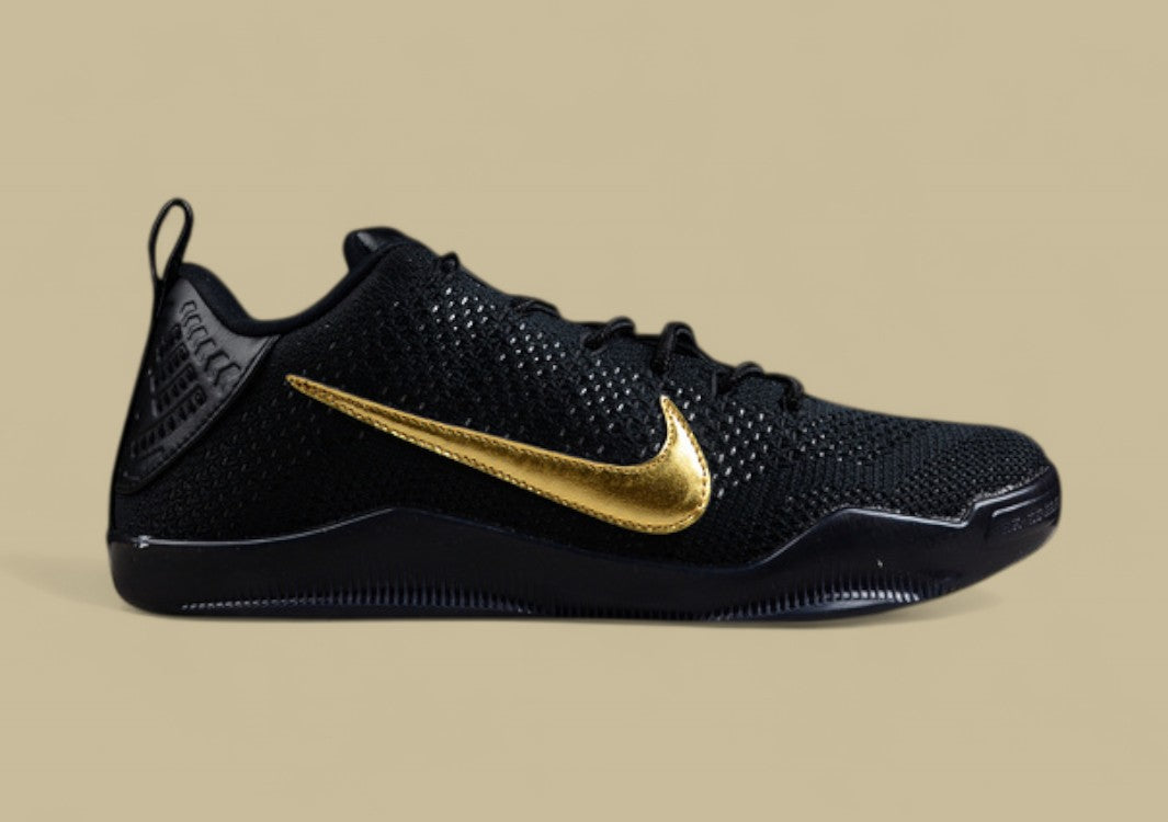 Kobe 11 Elite Low Fade to Black Black/Black/Gold