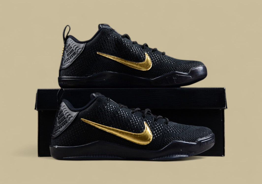 Kobe 11 Elite Low Fade to Black Black/Black/Gold
