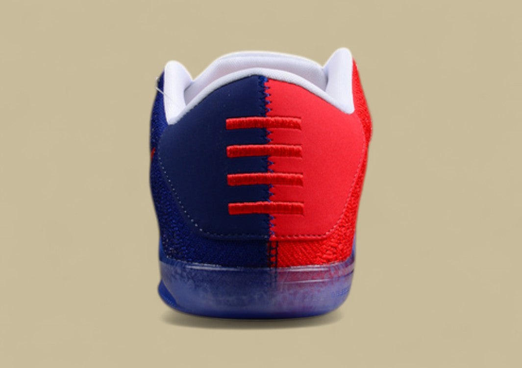 Kobe 11 Elite Low White/University Red/Deep Blue/Metallic Silver