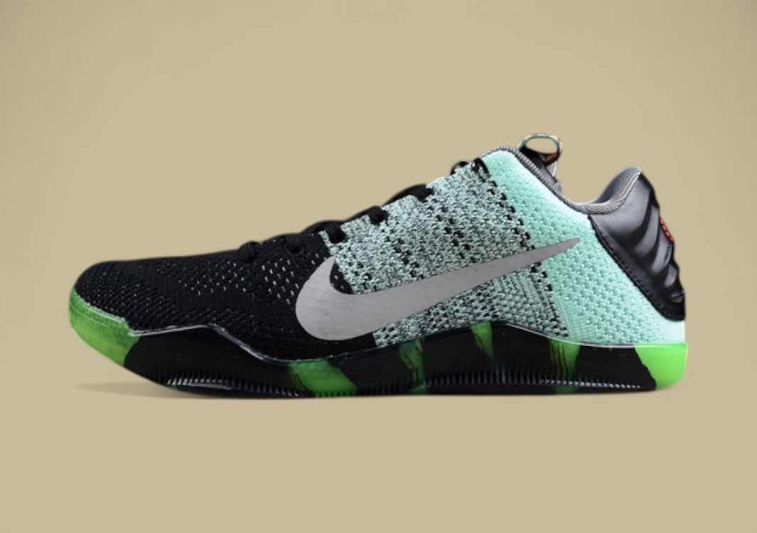 Kobe 11 Low Easter Black/Black/Green