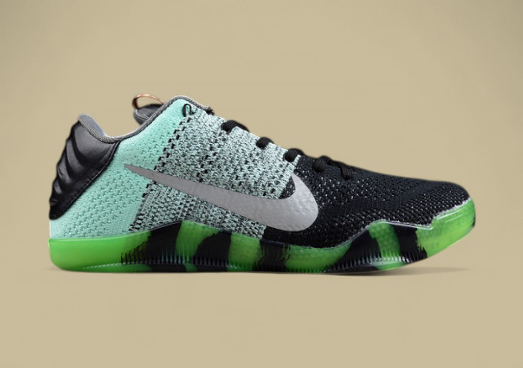 Kobe 11 Low Easter Black/Black/Green