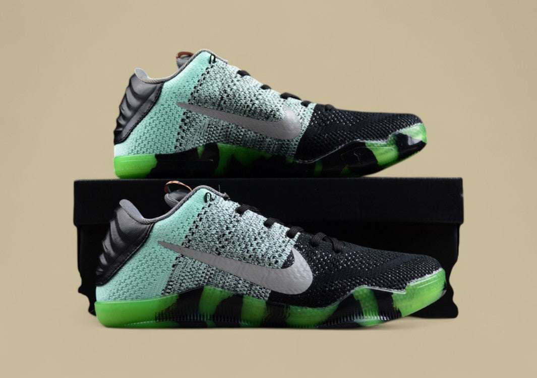 Kobe 11 Low Easter Black/Black/Green