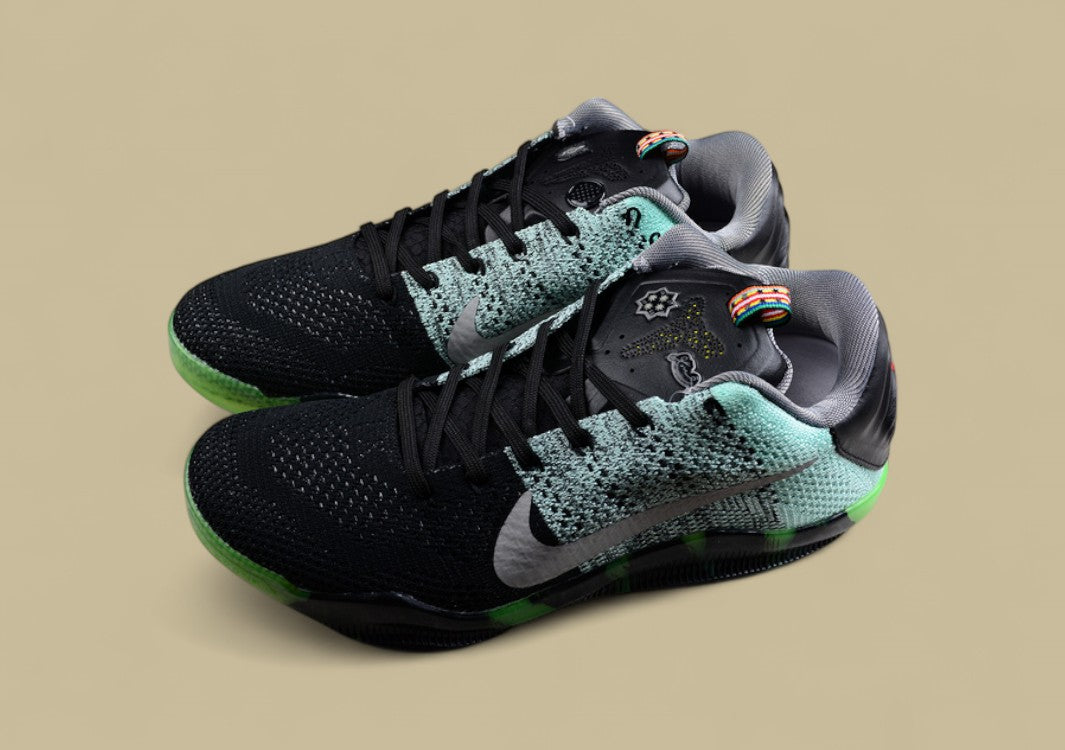 Kobe 11 Low Easter Black/Black/Green
