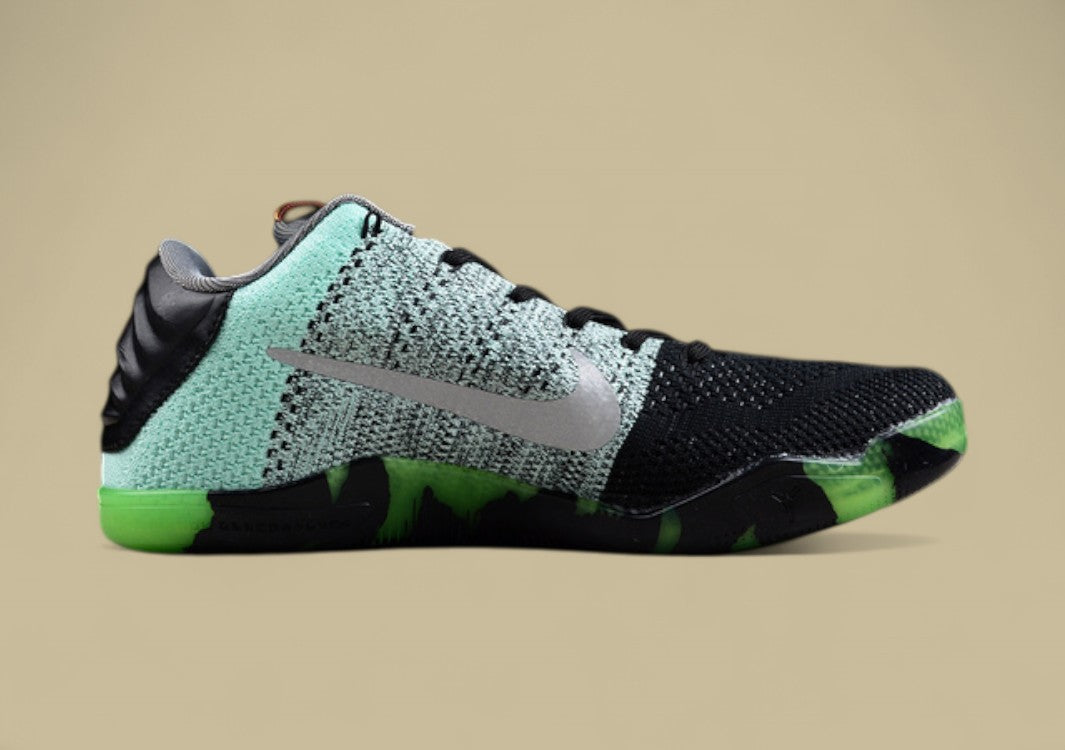 Kobe 11 Low Easter Black/Black/Green