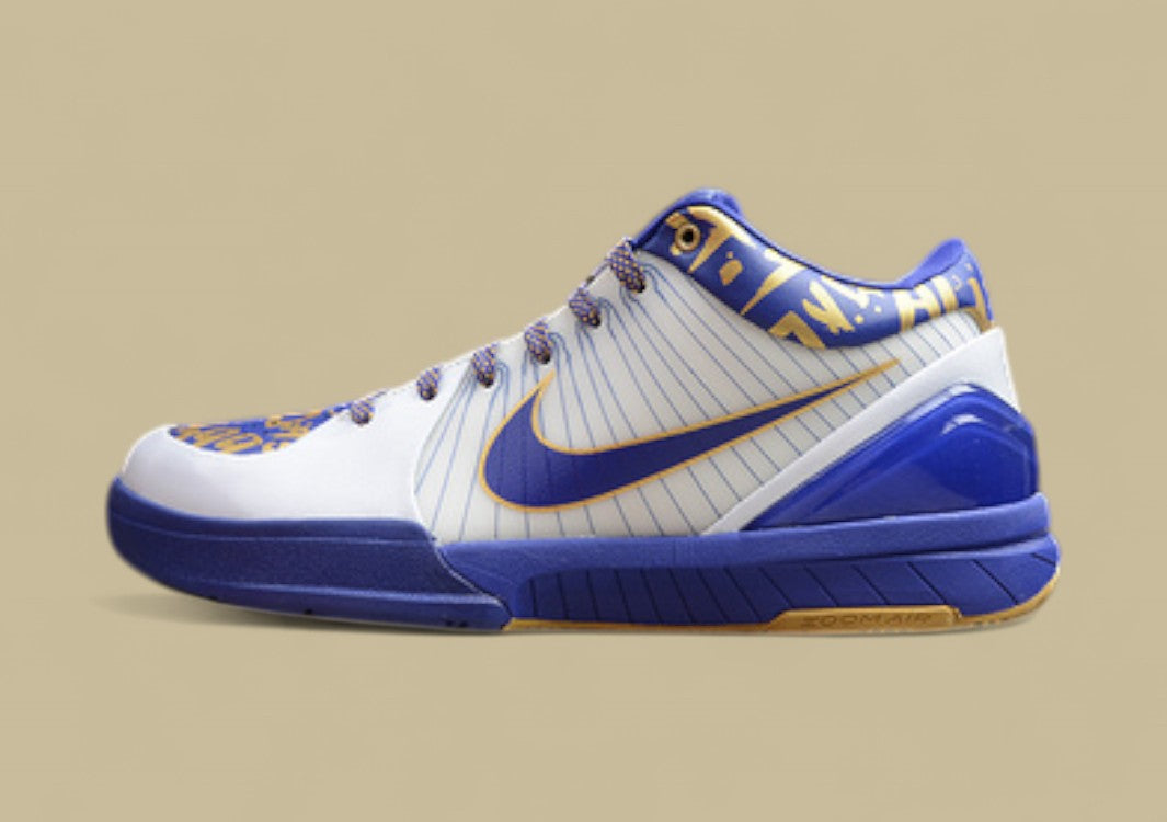 Kobe 4 NBA Finals MVP Home White/Varsity Purple-Metallic Gold