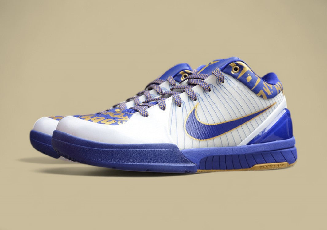 Kobe 4 NBA Finals MVP Home White/Varsity Purple-Metallic Gold