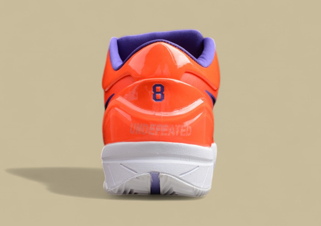 Kobe 4 Protro Undefeated Phoenix Suns Orange/Black/White