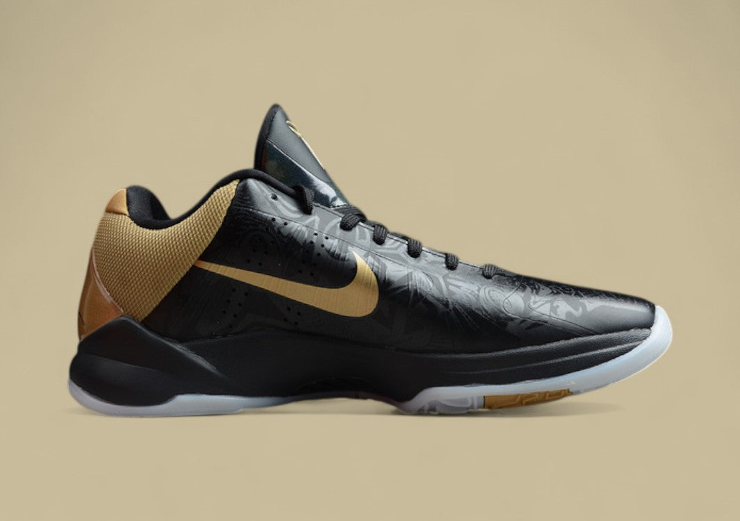 Kobe 5 Big Stage Away Black/Metallic Gold-White