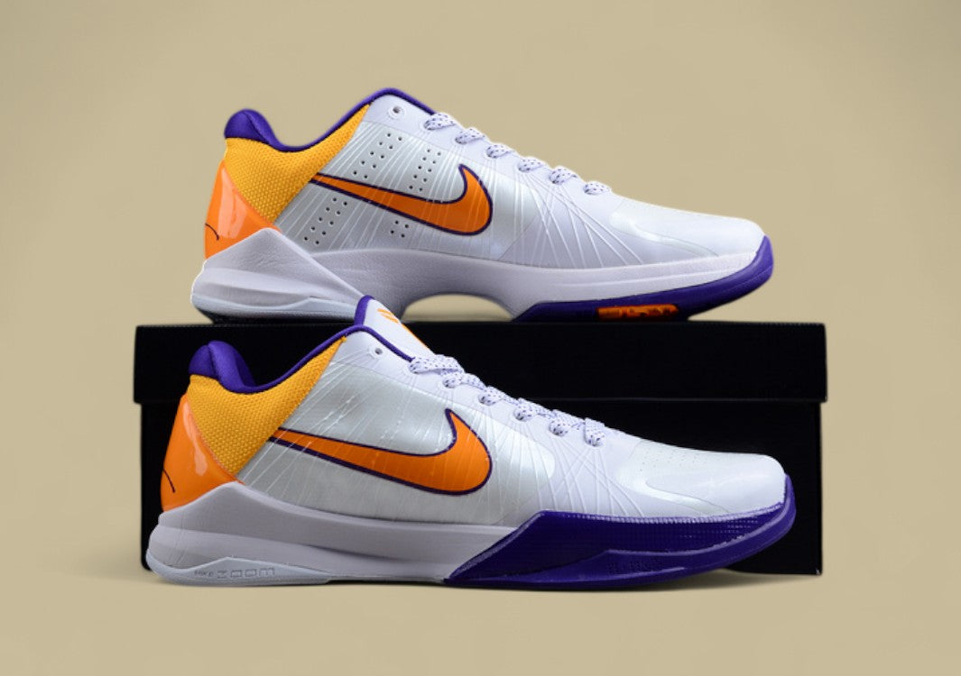 Kobe 5 Protro Alternate Bruce Lee White/Purple/Yellow
