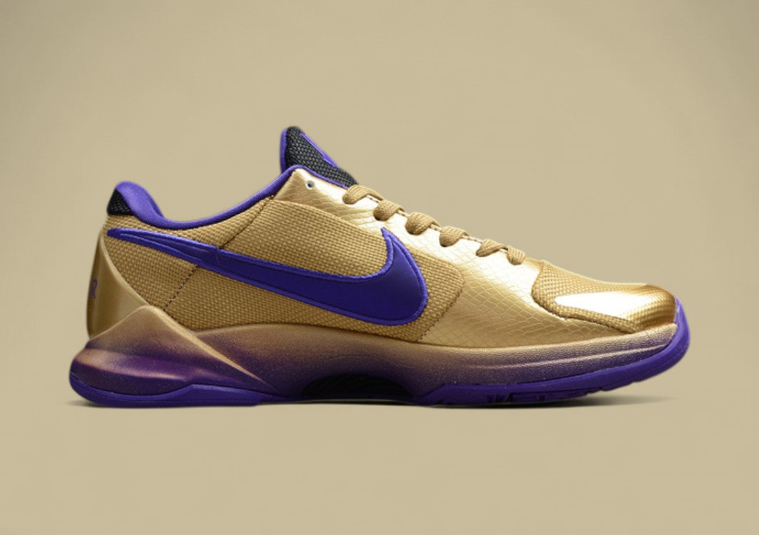 Kobe 5 Protro Undefeated Hall of Fame Metallic Gold/Field Purple/Red