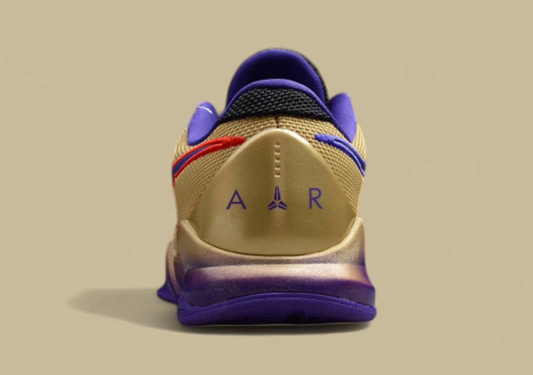 Kobe 5 Protro Undefeated Hall of Fame Metallic Gold/Field Purple/Red