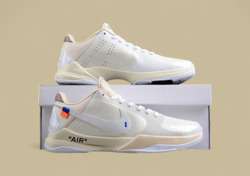 Kobe 5 Protro Undefeated Rice White