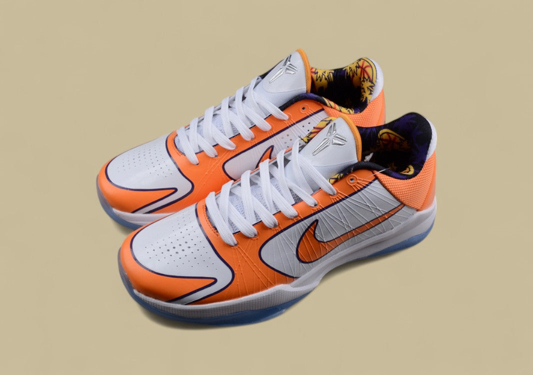 Kobe 5 Protro White/Black-Orange