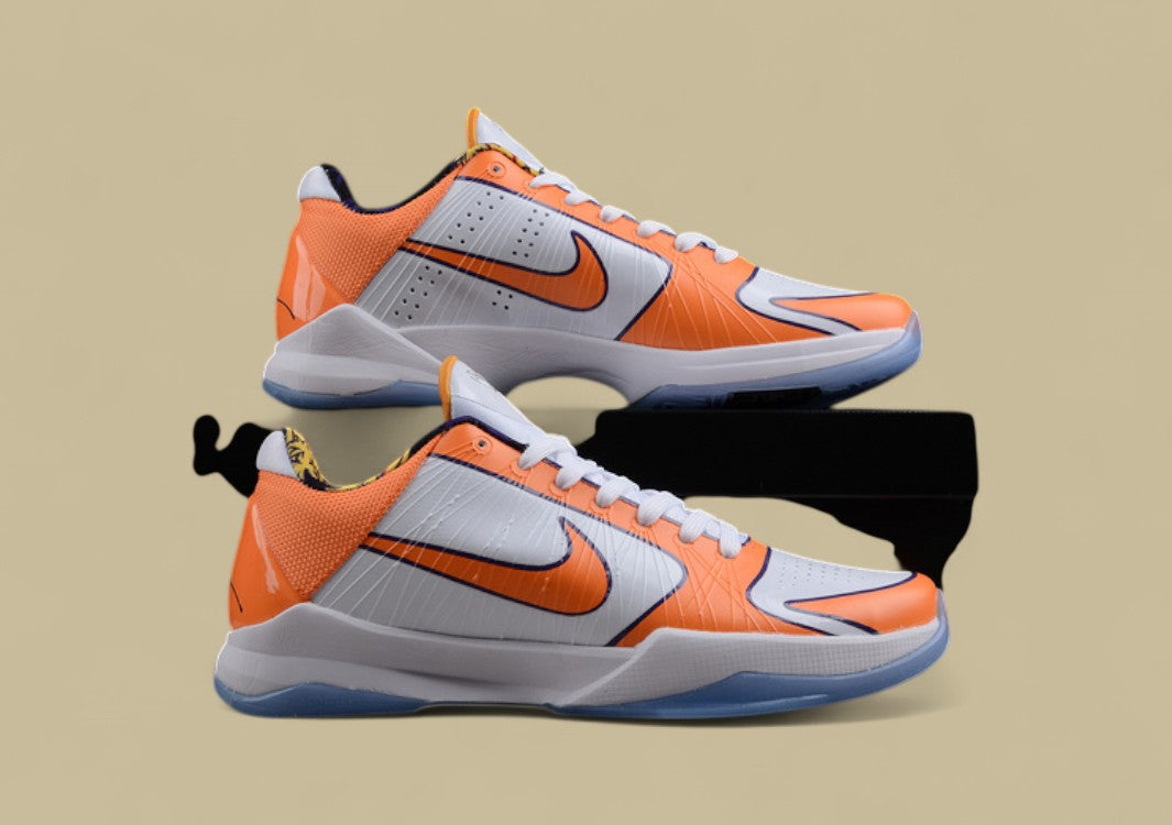 Kobe 5 Protro White/Black-Orange