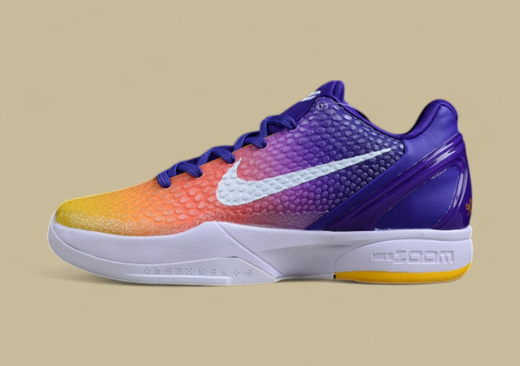 Kobe 6 Low White/Yellow/Purple