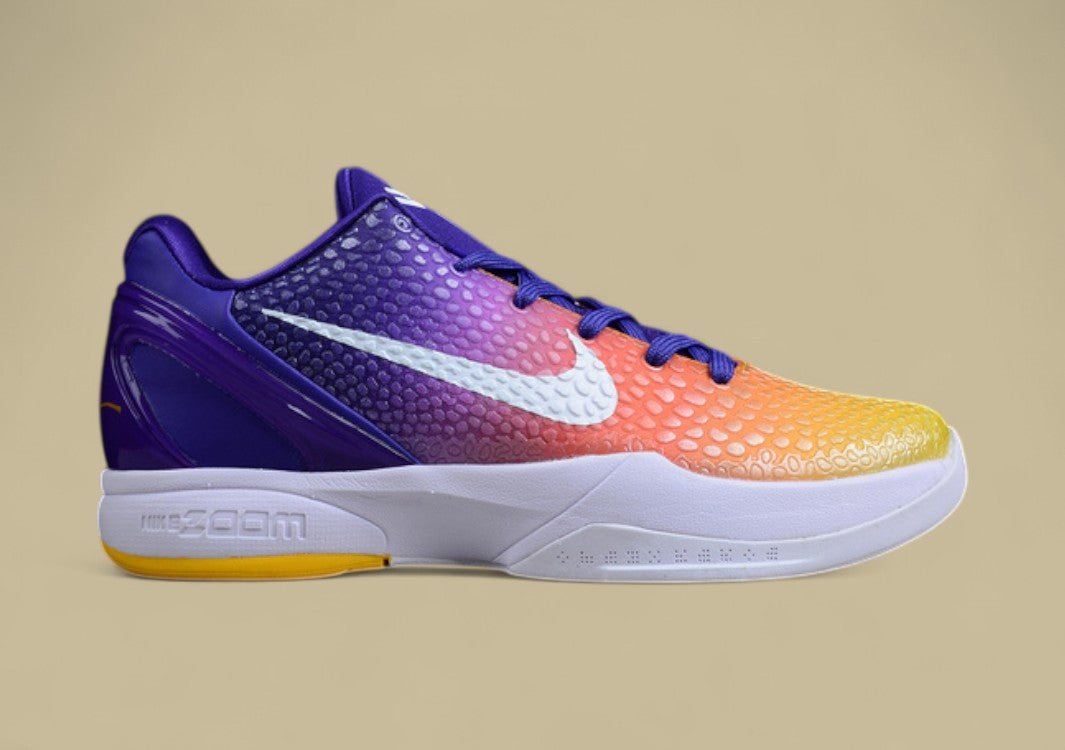 Kobe 6 Low White/Yellow/Purple