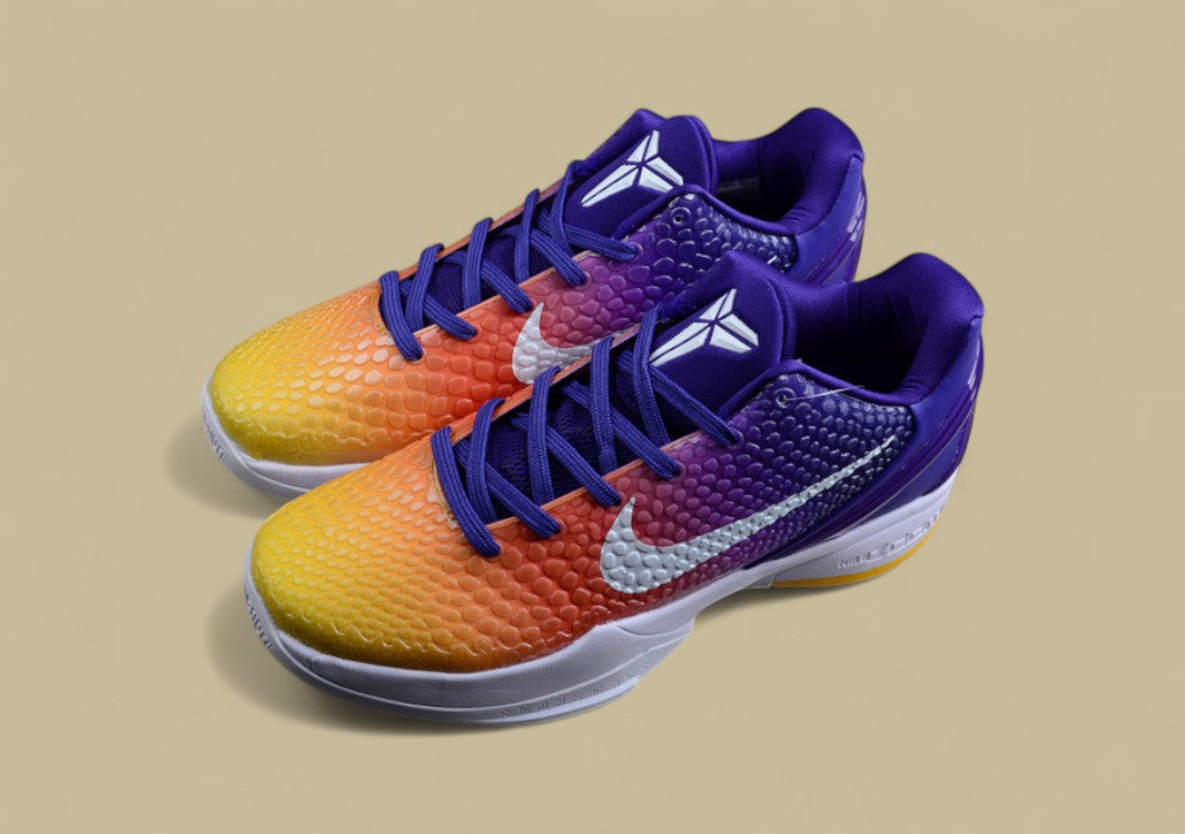 Kobe 6 Low White/Yellow/Purple