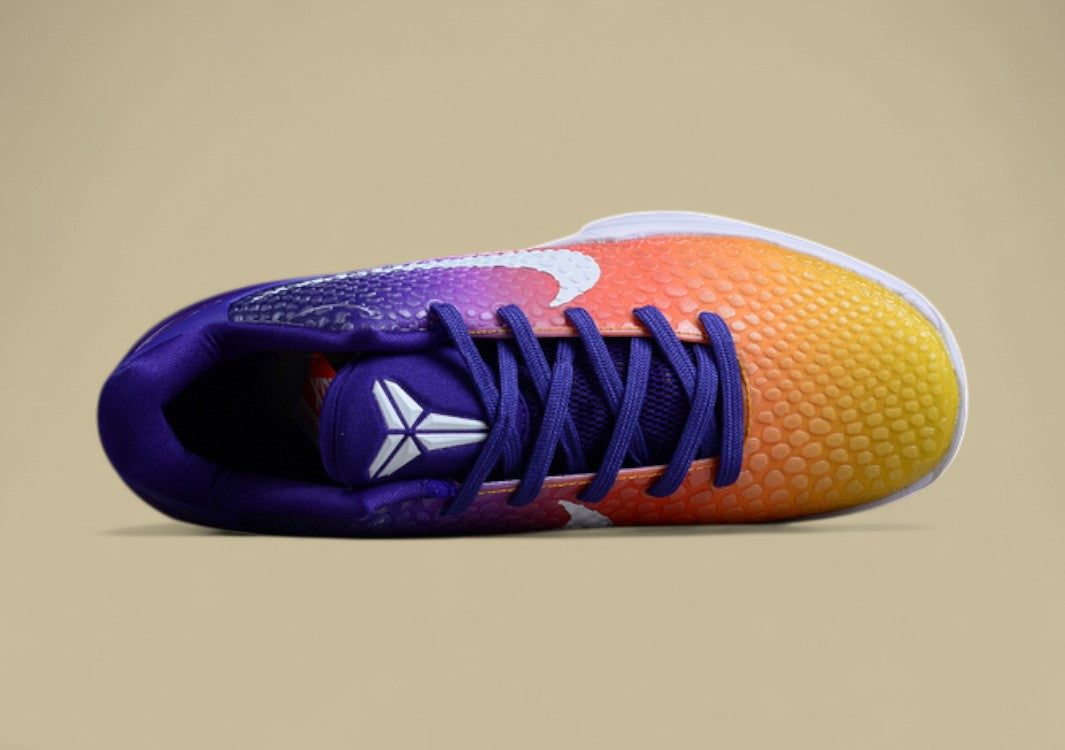 Kobe 6 Low White/Yellow/Purple
