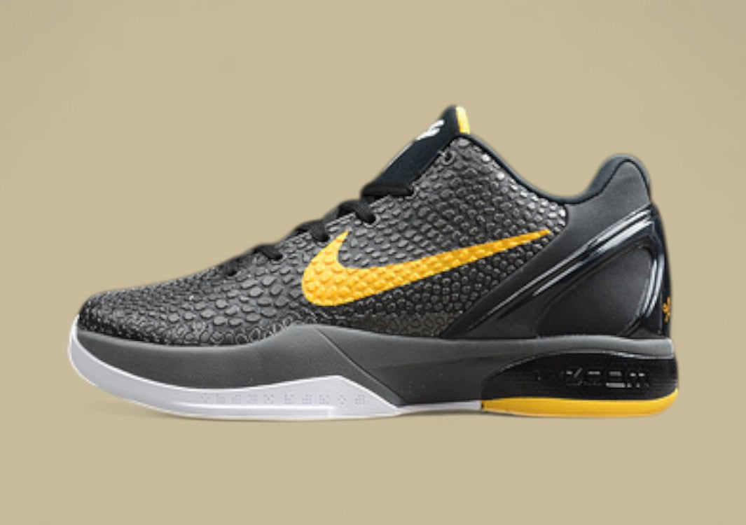 Kobe 6 Protro Del Sol Black/Dark Grey-White-Del Sol
