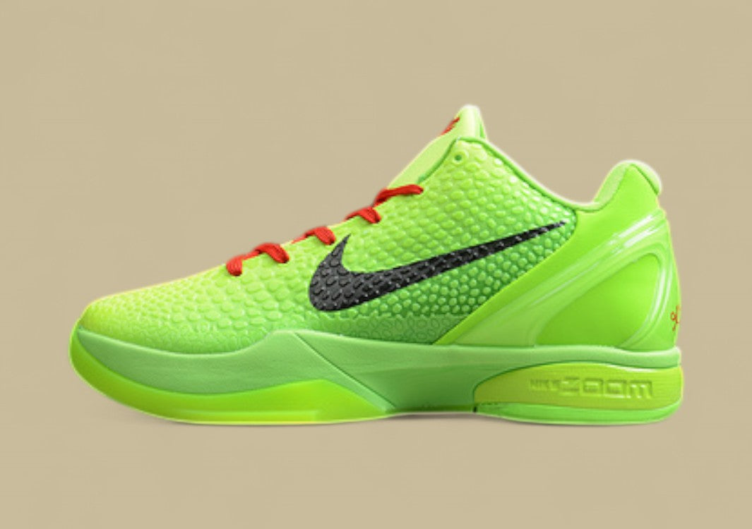 Kobe 6 Protro Grinch Green Apple/Volt/Crimson/Black