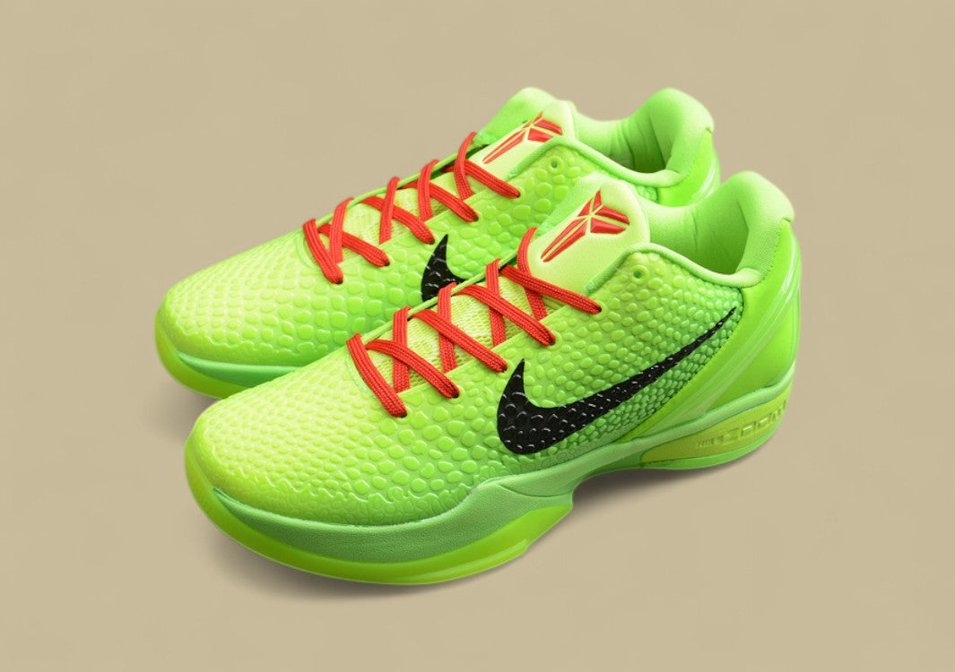 Kobe 6 Protro Grinch Green Apple/Volt/Crimson/Black