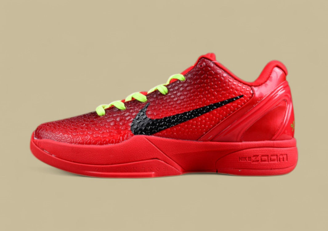 Kobe 6 Protro Reverse Grinch Red/Green