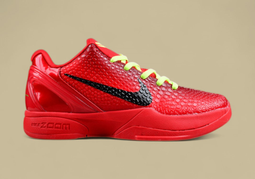 Kobe 6 Protro Reverse Grinch Red/Green