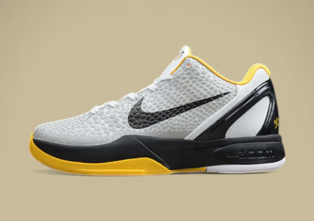 Kobe 6 Protro White/Neutral Grey-Del Sol-Black