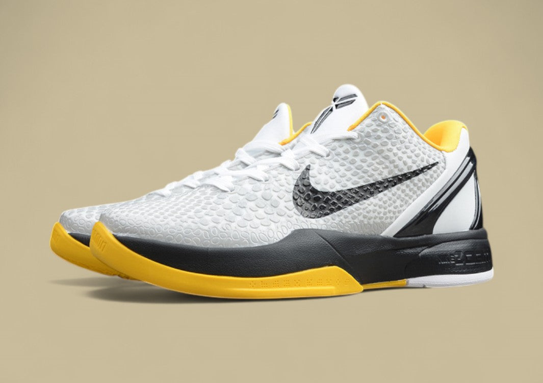 Kobe 6 Protro White/Neutral Grey-Del Sol-Black