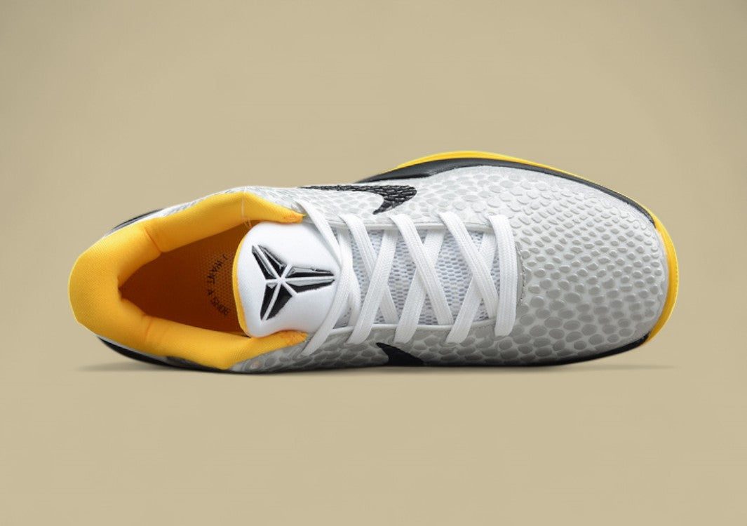 Kobe 6 Protro White/Neutral Grey-Del Sol-Black