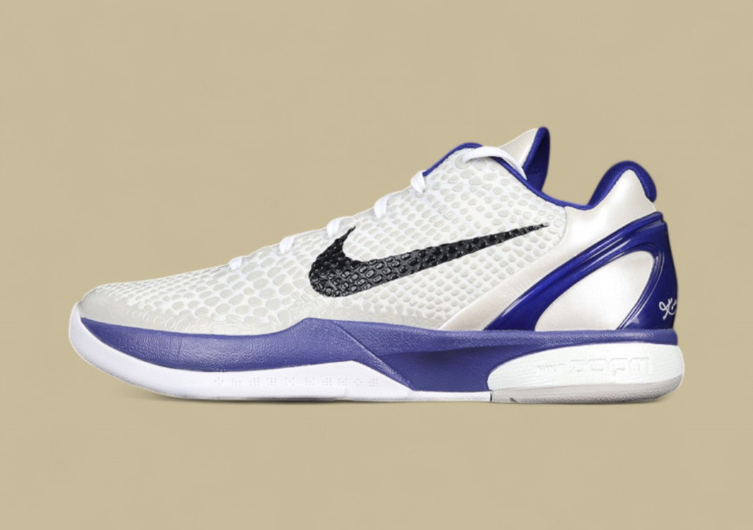 Kobe 6 VI Protro White/Silver-Royal Blue
