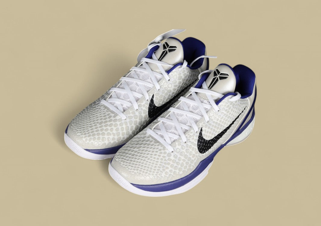 Kobe 6 VI Protro White/Silver-Royal Blue