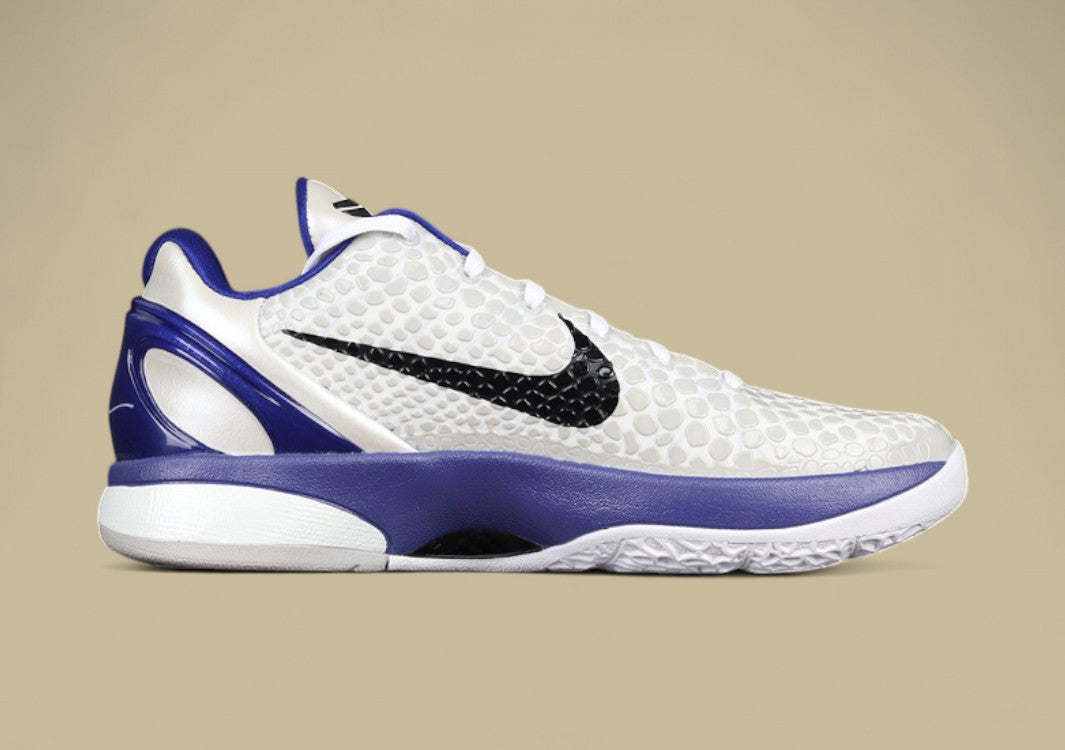 Kobe 6 VI Protro White/Silver-Royal Blue