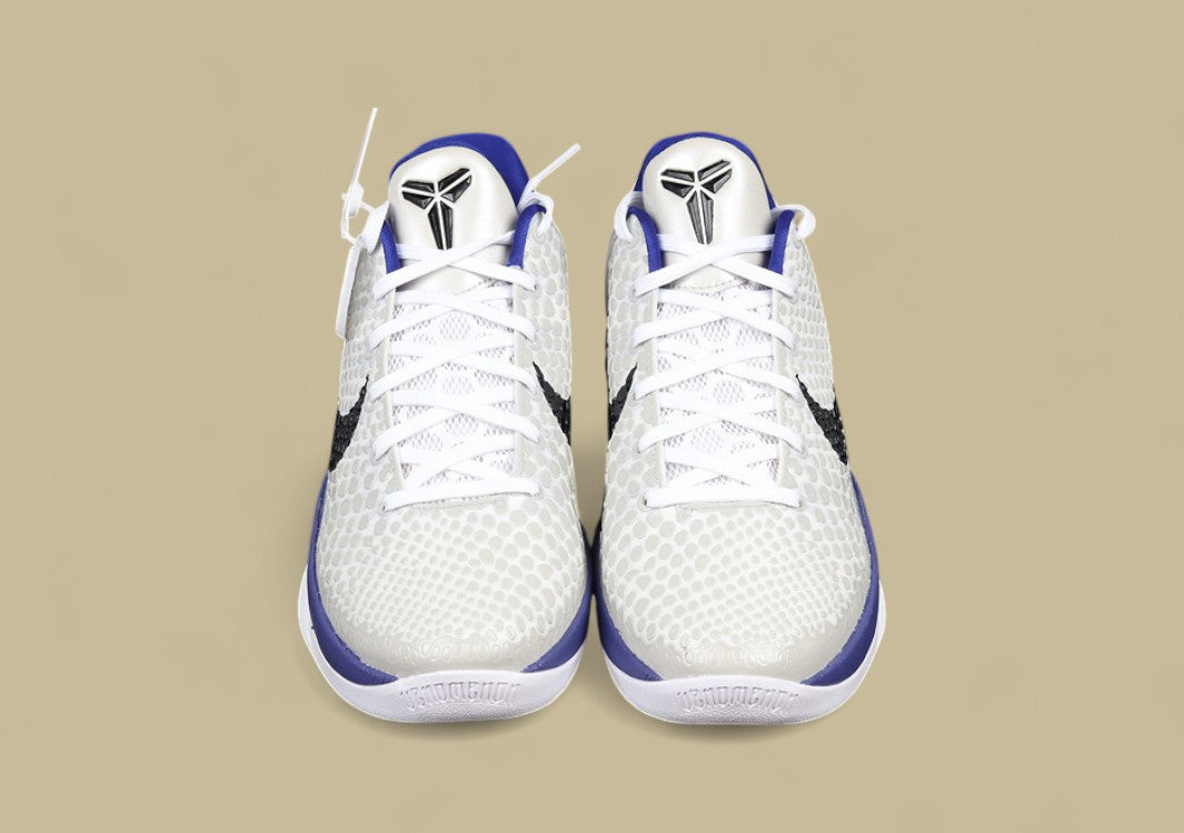 Kobe 6 VI Protro White/Silver-Royal Blue